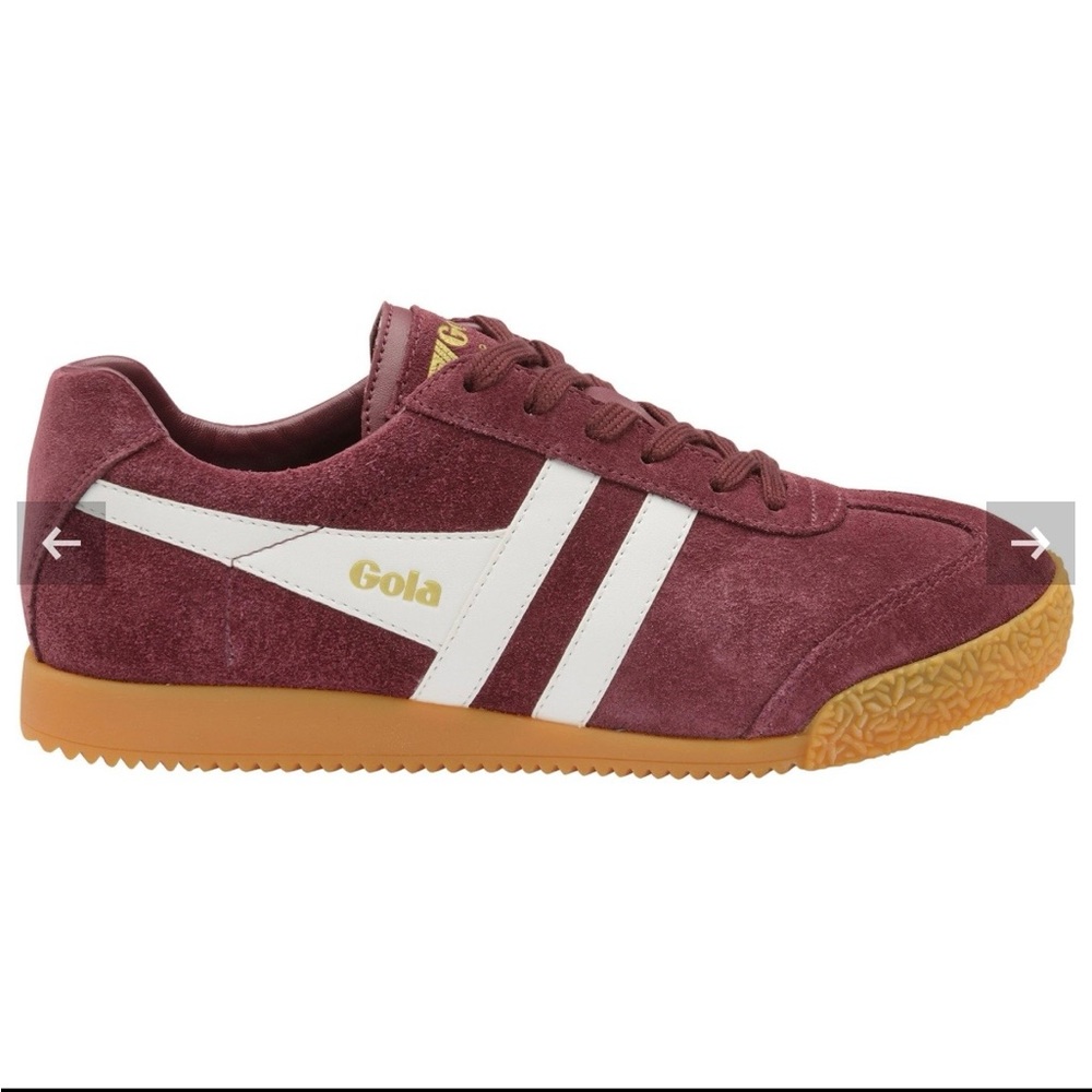 Gola Burgundy Suede “Harrier” Sneakers - Picture 7 of 7